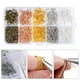 thumbnail image 5 of 1128 Uds. Anillo para hacer joyas, aleación multicolor, Kits portátiles multifuncionales para hacer pendientes DIY, 5 of 10