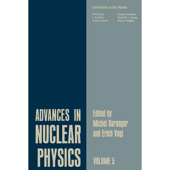 Advances in Nuclear Physics Advances in Nuclear Physics: Volume 5, Book 5, (Paperback)