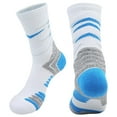 thumbnail image 2 of Sunbona Youth High Top Basketball Socks For Kids Athletic Crew Socks For Boys And Girls Sports Team Practice Game Day Performance, 2 of 4