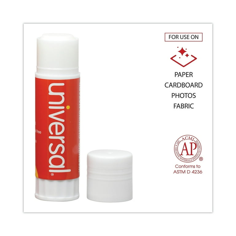 Glue Stick, 1.3 oz, Applies and Dries Clear, 12/Pack Glue Stick, 1.3 oz, Applies and Dries Clear, 12/Pack