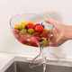 thumbnail image 2 of Cesta de drenaje multifuncional | Tazón para lavar frutas y verduras | Colador de fregadero de cocina y bandeja de almacenamiento | Tamiz de arroz | Colador de drenaje rápido | Plástico duradero, 2 of 9