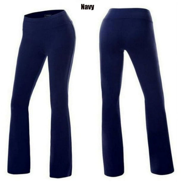 AMERTEER Cycle Topshop Women Flare Wide Legging Elastic Solid
