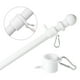 thumbnail image 5 of Asta de bandera para muebles de exterior, kit de asta de bandera de pared con anillo giratorio de 360 grados, kit de asta de bandera de acero inoxidable, ideal para casas, jardines, patios, cercas ext, 5 of 7