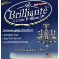 thumbnail image 3 of Brilliante Crystal Chandelier Cleaner Manual Sprayer 32oz Environmentally Safe, Ammonia-free, Drip-dry Formula, Made in USA, 3 of 5