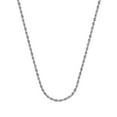 thumbnail image 1 of 10K White Gold 2.9 Light Rope Chain in 20 inch, 22 inch, 24 inch, & 30 inch, & 30 inch, 1 of 1