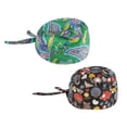 thumbnail image 3 of Gorro quirúrgico para mujer, 2 prueba de polvo, para quimio Hugo  Gorro médico ajustable unisex, 3 of 5