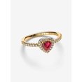 thumbnail image 2 of Pandora Anillo de Corazón Elevado Chapado en Oro Rojo de 14 Quilates (8,5), 2 of 2
