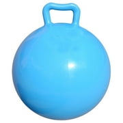 Tomfoto Pure Color Inflatable Bouncing Ball  Jumping Hop Ball with Handle for Adults  Exercise