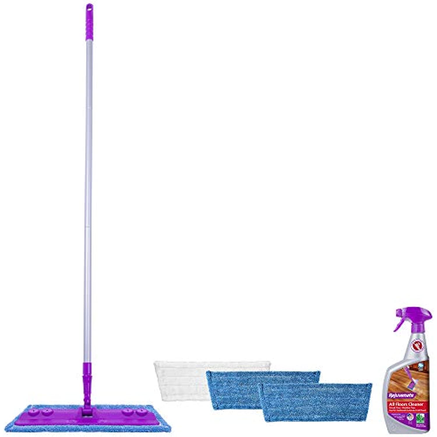 Rejuvenate Hardwood And Laminate Floor Cleaning Mop Kit, 5 Piece Set