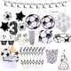 thumbnail image 2 of Decoraciones para fiestas de cumpleaños con temática de fútbol, platos, servilletas, vasos, pancartas, suministros para eventos para niños y bebés, 2 of 5