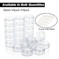 thumbnail image 6 of ACDANC 10 Gram Sample Containers,20 Count Cosmetic Containers with Lids,Refillable Empty Sample Jars,Small Plastic Containers with Lids(Full Clear), 6 of 17