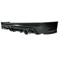 thumbnail image 4 of Ikon Motorsports Compatible with 06-11 Civic 4Dr MG RR Style Rear Diffuser Twin Outlet W/Red 3rd Brake Light, 4 of 9
