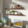thumbnail image 2 of CONSDAN Floating Shelves, USA Grown Hardwood, Wall Shelves for Bedroom, Bathroom, Living Room, Kitchen 36x7.5x1.5 in, 2 of 10