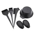 thumbnail image 3 of UPGRATOR 1Set Hair Coloring Comb Set with Brushes Bowl and Earmuffs for Home Use Black, 3 of 8