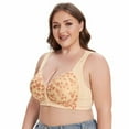 thumbnail image 5 of Valcatch Plus Size Women's Front Button Bra - Wide Shoulder Straps, Wireless & Lace Design for Big Busted, 5 of 5