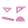 thumbnail image 2 of 4x Reglas , Juego de Modelo, Regla de Aprendizaje de Muñeca de Simulación pa Decoración , Accesorio de Rosado Baoblaze juguetes de regla en miniatura, 2 of 7