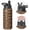 Black-2, variant on Sunflower Insulated Water Bottle with Straw & Cleaning Brush – 18oz | Leakproof, BPA-Free, 304 Stainless Steel, Wide Mouth, Travel Mug for Car, Gym, Office, Starry, Christmas Thanksgiving Gift