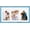 Blue, variant on 8x10 Double Picture Frame White Mat For Displaying Two 4x6 Pictures, Photo Frame for Wall Mounting or Tabletop, Black.