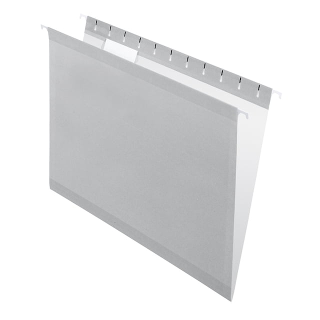 Folder Colgante, Pendaflex, Tamaño Carta, Color Gris, 4152 1/5, c/25pz