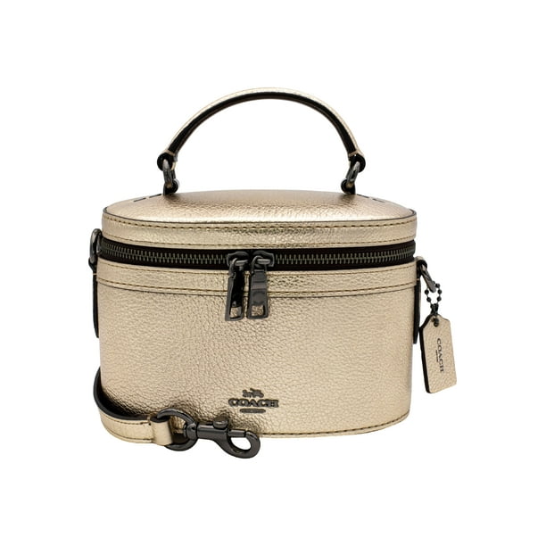 COACH Womens Metallic Trail Bag Gunmetal/Platinum