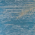 thumbnail image 2 of Couristan 2.25' x 7.8' Blue and Beige Tropical Palms Rectangular Outdoor Area Throw Rug Runner, 2 of 4