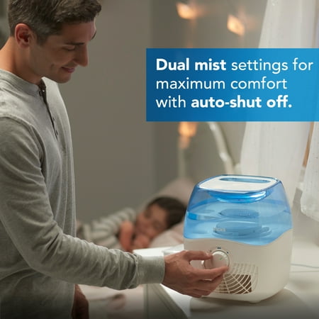 Vicks - 1.1 Gal. Cool Mist Humidifier - White