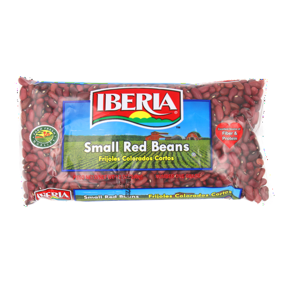 Pack of 24, Iberia Small Red Beans, 12 oz