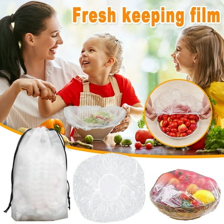 

〖Jisuan〗Kitchen Convenience Tools Food Universal Covers Reusable Keeping 500Pc Fresh Bags Storage Elastic Kitchen Kitchen，Dining & Bar