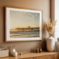 thumbnail image 6 of Pier at Sunrise, Fernandina Beach - Fernandina Beach Florida Photography Sunset Beach Seascape Ocean Coastal Waves Unframed Wall Art Print 30 x 45 inches, 6 of 7