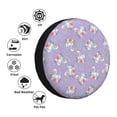 thumbnail image 4 of Sikiie Swan With Stars PVC Leather Spare Tire Wheel Cover Spare Tire Cover, for Car Truck SUV Camper Trailer Universal Fit(14-17in)-16 inch, 4 of 6