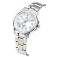 thumbnail image 2 of Reloj de cuarzo para mujer, relojes para mujer, reloj de pulsera analógico de cuarzo redondo con correa de acero inoxidable a la moda para mujer, reloj de cuarzo, 2 of 4