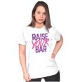 thumbnail image 3 of Funny Workout Weights Before Dates Womens Slim Fit Graphic Tee Brisco Brands S, 3 of 5