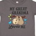 thumbnail image 4 of Inktastic My Great Grandma Loves Me with Sloth and Hearts Boys or Girls Toddler T-Shirt, 4 of 5