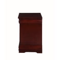 thumbnail image 5 of Cherry Wood Nightstand with 2 Drawers - Transitional Style, No Assembly Required, 5 of 5