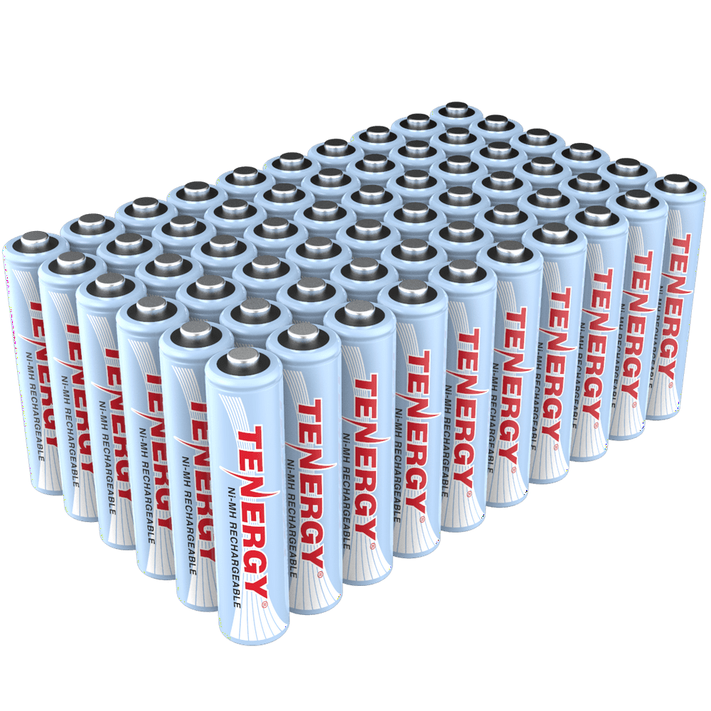 Tenergy AAA Rechargeable Battery, High Capacity 1.2V 1000mAh NiMH AAA