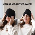 thumbnail image 2 of 1 gorro para aliviar el dolor de cabeza, gorro para aliviar la migraña con terapia de frío portátil, máscara para ojos cómoda y elástica con paquete de hielo para ojos hinchados, alivio de la tensión y el estrés oso de fresa Electrónica, 2 of 5