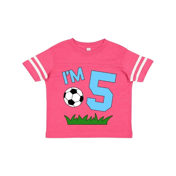 Inktastic I'm Five Fifth Birthday Soccer Boys or Girls Toddler T-Shirt