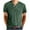 c01Green, variant on USNSM Mens Casual Solid Henley Shirts Classic Button Short Sleeve Fashion T-Shirts Summer Lightweight Tees Tops with Pocket Khaki S
