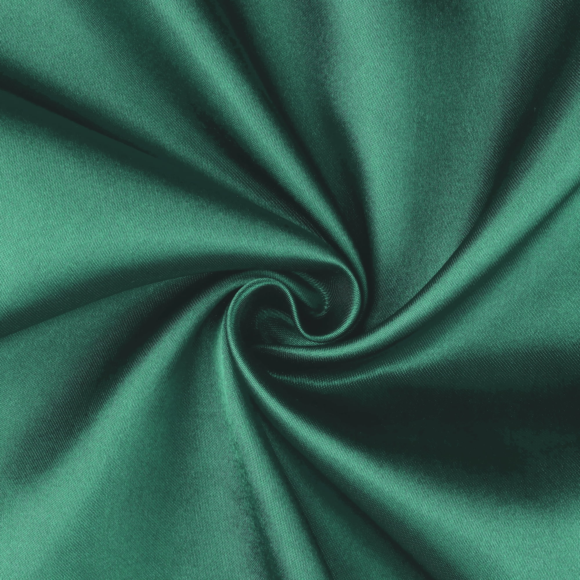 Unique Bargains Envelope Closure Breathable and Soft Satin Pillowcase (2 Count) Green Non-Standard