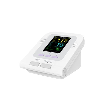 Color LCD CONTEC08A Blood Pressure Monitor NIBP Adult Spo2 Monitor Machine, Power Adapter