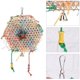 thumbnail image 4 of Juguetes para pájaros, juguetes hexagonales para triturar forrajeo de pájaros, juguetes divertidos y seguros para masticar pájaros, accesorios para jaulas de pájaros para periquitos, cacatúa, 4 of 5