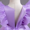 thumbnail image 6 of Baby Girls 3D Flower Dress Bowknot Pageant Party Wedding Birthday Gown, 12M-5T, 6 of 7