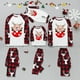 thumbnail image 4 of Pijamas de Navidad Para La Familia Trajes A Juego Hombres Papá Impreso Blusa Tops + Conjunto de Pantalones Odeerbi  ODB190074, 4 of 4