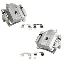 TRQ Front Brake Caliper Set Compatible with 2004-2009 Toyota Prius