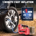 thumbnail image 4 of LIVOWALNY Cordless Tire Inflator Air Compressor Compatible with Milwaukee 18V Battery, Portable Handheld Air Pump with D, 4 of 7