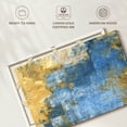 thumbnail image 6 of Elephant Stock Gold And Blue Abstract Wall Art - Horizontal Canvas Wall Art - Living Room Wall Decor - Abstract Canvas - Blue And Gold Decor - 45" x 30", 6 of 8