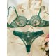 thumbnail image 4 of Conjunto de lencería Sexy para mujer, Conjunto de sujetador transparente de encaje, lencería romántica atractiva, sujetador de realce, ropa interior erótica de lujo, 4 of 5