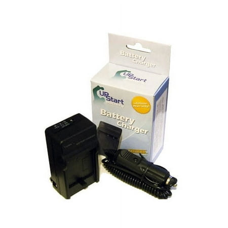 Image of Casio Exilim EX-S5 Charger & Car Plug Adapter - Replacement for Casio NP-80 NP-82 Digital Camera Chargers (100-240V)
