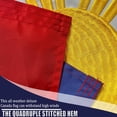 thumbnail image 5 of FLAGWIN Philippines Flag 12x18, Small Philippines Flags Outdoor, Embroidered Filipino Flag 210D Heavy Duty Nylon, Philippines Flag for Boat with Embroidered Stars, Sewn Stripes and 2 Brass Grommets, 5 of 5