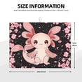 thumbnail image 2 of Vsdgher Cute Axolotl Sakura Blossoms Dish Drying Mat Super Absorbent Drying Mat Large Dish Drying Mats for Kitchen Counter Kitchen Drying Mat 24" x 18", 2 of 7